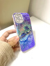 圣图朗蓝光点钻油画玫瑰花朵适用iphone15promax手机壳13p自带闪粉镜头膜14pro日韩12蝴蝶女款全包保护套 紫玫瑰-全包闪粉镜头膜 iPhone 12 Pro 晒单实拍图