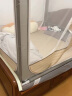 美朵嘉（MEDOGA）蚊帐家用防摔婴儿A类抗菌面料支架加固三开门卡其色1.5x2米床 实拍图