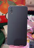 龐卡 適用vivo X21s手機殼VIVOX21s新款液態(tài)硅膠鏡頭全包耐磨防摔保護套超薄軟殼男女款極簡(jiǎn)約純色外殼 【石墨黑】單殼 曬單實(shí)拍圖