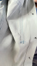 BLLDR潮牌2023春秋季新款设计感小众法式条纹撞色长袖衬衫连衣裙子女 拼色 S 晒单实拍图