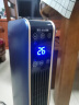 海尔（Haier）取暖器家用暖风机立式电暖风热风机浴室遥控定时电暖器节能速热省电卧室办公室烤火炉 【机械款】即开即热-HN2015D蓝色 实拍图