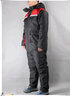 北沐晨?jì)鰩炖鋷鞂?zhuān)用防寒服套裝加厚防水棉服棉襖工作服棉衣背帶棉褲 黑色拼紅色 棉衣+背帶棉褲套 4XL 190尺碼 曬單實(shí)拍圖