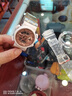 Mtin 冰韌樹脂手表帶表殼適用于卡西歐Casio g-shock GMA-s110 DW5600 6900 GA110 700 2100 BA110 GMA透明玫瑰金字 曬單實拍圖