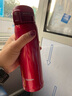 象?。╖O JIRUSHI）【日本直郵】象印(ZOJIRUSHI)輕巧彈蓋保溫杯 直身真空保溫杯 SM-SE48-RZ 石榴紅 480ml 曬單實(shí)拍圖