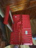 NAUTICA结婚行李箱陪嫁箱28英寸大红色箱子拉杆箱女皮箱婚礼铝框密码箱 实拍图