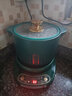 航方 分體式多功能電燉鍋家用全自動(dòng)插電陶瓷鍋煲湯鍋養生煲神器燉湯鍋快速煮粥鍋智能砂鍋 煲J玻璃蓋(綠)+祖母綠底座A 3L 曬單實(shí)拍圖