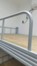 上下鋪鐵床雙層鐵架床員工宿舍雙層床學(xué)生雙人上下床高低鐵藝架子 艦灰色 防滑梯特厚款120*200送兩張床板 曬單實(shí)拍圖