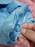 浩贏(yíng)靜電服無(wú)塵服分體連體連帽藍白靜電衣男女工作服食品工廠(chǎng)防塵服 藍色【有2個(gè)口袋】連體 XXXL 曬單實(shí)拍圖