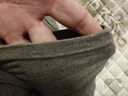 紅豆（Hodo）棉花糖男士秋褲薄款秋冬色紡磨毛打底褲單件襯褲保暖褲線(xiàn)褲 橄欖綠 2XL 180/105 曬單實(shí)拍圖