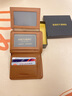 班亞奴男士錢(qián)包短款2025新款真皮駕駛證卡包一體多功能皮夾頭層牛皮錢(qián)夾 棕色-三折款（里外頭層牛皮） 曬單實(shí)拍圖