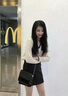 紅蜻蜓 針織衫女2025年春季新款女裝打底毛衣女套頭長(zhǎng)袖V領(lǐng)線(xiàn)衣內(nèi)搭上衣 卡其色 均碼 （適合80-130斤） 曬單實(shí)拍圖