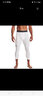 安德瑪（Under Armour）HeatGear男子訓練運動(dòng)緊身七分褲1361588 白色100 M 曬單實(shí)拍圖