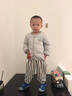 G.DUCKKIDS童裝嬰兒羽絨外套2025新款男女寶白鴨絨內(nèi)膽冬季保暖嬰幼童衣服 藍(lán)色YQ5007 73 尺碼建議3-6個月12-16斤CM 曬單實拍圖