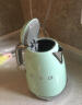 SMEG斯麦格 意大利复古电热水壶1.7L 进口烧水壶 自动断电不锈钢电水壶KLF03 粉绿色 1.7L 实拍图
