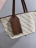 Songmont山下有松半日閑國風(fēng)老花系列山谷托特包大容量單肩包 大號-晨白（現貨） 曬單實(shí)拍圖
