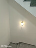 茗業(yè)照 新中式全銅壁燈中國風客廳電視背景墻壁燈過道創(chuàng)意復古臥室床頭燈 黑擦金40cm全銅 曬單實拍圖