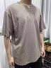 羅蒙T恤男士2025新款冰絲亞麻短袖夏季中國(guó)風(fēng)棉麻衣服簡(jiǎn)約中式體恤男 BN318卡其色 XL (130-150斤) 曬單實(shí)拍圖
