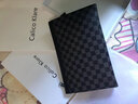 Calico Klare輕奢男士手拿包休閑商務(wù)多卡位男包父親節高端七夕禮物送男友錢(qián)包 黑色格紋【禮盒裝】 曬單實(shí)拍圖