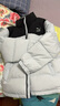 彪馬新款兒童冬季羽絨服立領(lǐng)保暖舒適休閑 冰藍80901 170 曬單實(shí)拍圖