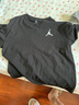 NIKE JORDAN 耐克AJ男童純棉長(cháng)袖T恤春秋假兩件兒童長(cháng)T上衣 正黑色 160 /80 【建議身高158-170cm】 曬單實(shí)拍圖