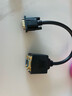 一葉蘭 VGA分配器 VGA3+9 一分二高清視頻電腦顯示器分屏器一進(jìn)二出分頻器1分2線 黑色鍍金 曬單實(shí)拍圖