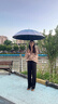 愛(ài)上雨漸變長(zhǎng)柄雨傘女士升級(jí)創(chuàng)意手柄加大加固加厚太陽(yáng)傘防曬晴雨兩用傘 【ins皮細(xì)彎柄】16骨---漸變藍(lán) 曬單實(shí)拍圖