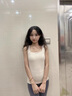 Carey Kay保暖內衣女士保暖背心德絨發(fā)熱鎖溫磨毛親膚修身顯瘦打底上衣秋衣 肉桃粉 L 【建議160-165cm】 曬單實(shí)拍圖