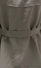百圖betu女裝秋新款風(fēng)衣斜紋雙排鈕小個(gè)子氣質(zhì)通勤外套女2309T64 灰色 S 曬單實(shí)拍圖