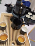 正揚如意自動(dòng)茶具套裝家用懶人石磨泡茶器網(wǎng)紅高檔陶瓷茶壺茶杯禮盒裝 藍金如意8杯+道洗罐杯洗長(cháng)琴韻白 曬單實(shí)拍圖