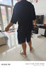 【肥仔250斤超大6XL】胖子短袖T恤男夏季寬松加肥大碼oversize上衣ins潮牌半袖體恤男裝 黑色 6XL 曬單實(shí)拍圖