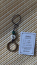 埠帝 黃銅環(huán)手機指環(huán)扣金屬通用防塵塞吊墜u盤(pán)掛件防丟掛繩手工 綠瑪瑙平安款 曬單實(shí)拍圖
