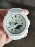 卡西歐（CASIO）男表G-SHOCK農家橡樹(shù)學(xué)生時(shí)尚運動(dòng)防水石英腕表 送男友禮物 消光白GMA-S2100-7A 曬單實(shí)拍圖