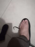 可尼特板鞋男鞋新款休閑平板鞋網(wǎng)紅真皮小白鞋男士百搭透氣休閑潮鞋男 黑色 38皮鞋碼 曬單實(shí)拍圖
