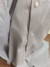 杉杉【DP免燙】襯衫男短袖格子2025春夏商務(wù)休閑中年爸爸棉氨彈力襯衣 FQC2008-13D短袖 40 曬單實(shí)拍圖