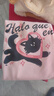Halo Queen衛衣女春秋圓領(lǐng)小貓多巴胺愛(ài)心字母寬松休閑套頭潮流H143W1039 曬單實(shí)拍圖