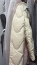 范思藍恩輕薄短款小香風(fēng)羽絨服女秋冬2024新款圓領(lǐng)時(shí)尚外套14103 梔子白 XS 曬單實(shí)拍圖