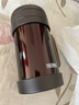 膳魔師（THERMOS）保溫杯真空不銹鋼把手男女泡茶水杯帶茶漏辦公帶手柄杯子TCMF-501 咖啡色(不銹鋼茶漏) 500ml 曬單實(shí)拍圖
