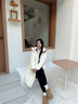LAGOGO輕戶(hù)外黑色中長(cháng)款羽絨服女拉谷谷2024年冬新款運動(dòng)保暖外套 米白色(V2) M 曬單實(shí)拍圖