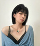 翡拉拉（fellala）小眾個(gè)性氣質(zhì)綠光時(shí)尚項(xiàng)鏈女輕奢琺瑯復(fù)古鎖骨鏈潮禮物送女友 商場(chǎng)同款 曬單實(shí)拍圖