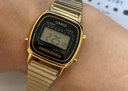 卡西歐（CASIO）手表 經典小方塊小金表 電子表時尚ins復古男表女表情侶 LA670WGA-1DF 曬單實拍圖