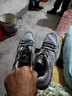 BUFAN柨杋運動(dòng)鞋男士春夏季新款休閑網(wǎng)面跑步鞋軟底輕便透氣大碼旅游鞋子男 灰色-291 46 標準碼 曬單實(shí)拍圖
