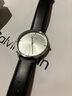 凱文克萊（Calvin Klein）官方正品CK永恒簡約石英情侶款送男友銀白色25200156七夕禮物 曬單實(shí)拍圖