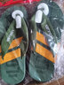 人字拖男款潮流韓版外穿夾腳涼鞋男士夏季沙灘鞋大碼防滑拖鞋涼拖 綠色 42 曬單實(shí)拍圖