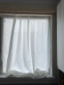 诺罗 纱帘免打孔简易魔术贴窗帘粘贴白色窗纱透光不透人飘窗客厅阳台 不透人白纱魔术贴式 成品：宽1.5米*高2米/1片 实拍图