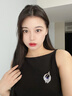 鹿珊伍胸針高檔女藍鉆鳳凰胸花精致西裝別針旗袍配飾宴會(huì )送媽媽生日禮物 藍鉆鳳凰【懸浮盒裝】 曬單實(shí)拍圖
