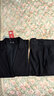 伊雅露莎職業(yè)西裝女春秋小西服套裝高端正裝商務(wù)免燙馬甲通勤商務(wù)工衣2918 黑色西裝+褲 XL （108-118斤） 曬單實(shí)拍圖