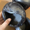 華夏記憶中國非遺禮品山東龍山黑陶工藝品金玉滿(mǎn)堂三件套手工陶瓷家居飾品 24cm【三件套】 曬單實(shí)拍圖
