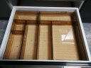 百露日式厨房抽屉收纳盒内置分隔筷子刀叉餐具整理小盒子塑料分格神器 小号 实拍图