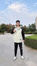 波司登（BOSIDENG）【反季】冬季羽絨服男短款連帽加厚新國標(biāo)90絨商場同款寬松外套 鏡潭綠/黑色4753/8056475A M 175/96A 曬單實拍圖