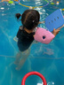 Beverlykids 德國兒童泳衣女童男童小童連體浮力游泳衣寶寶救生衣浮力泳衣 20009三角款 110碼 曬單實(shí)拍圖